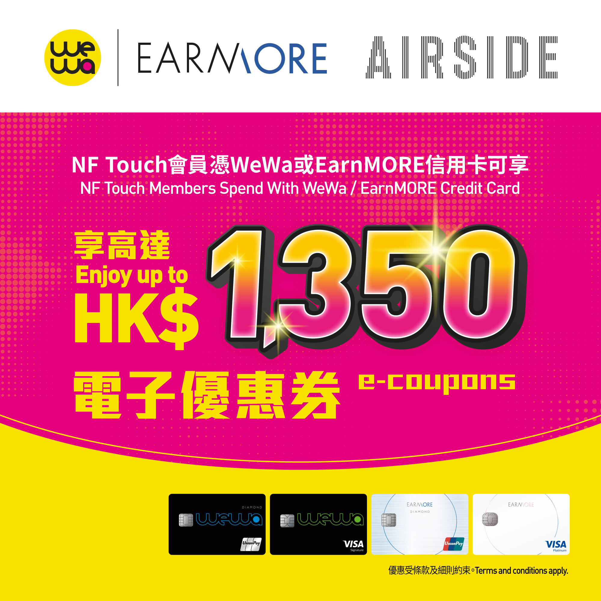 WeWa/EarnMORE 信用卡購物簽賬賞